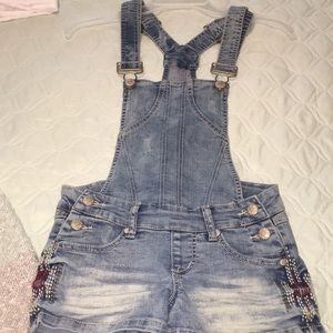 Overall Shorts